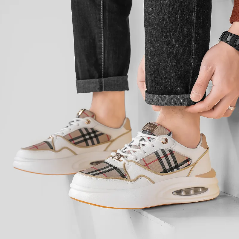 CEDAR HAN Coverage Support Height Increase Low Top Skateboard Shoes Unisex-13