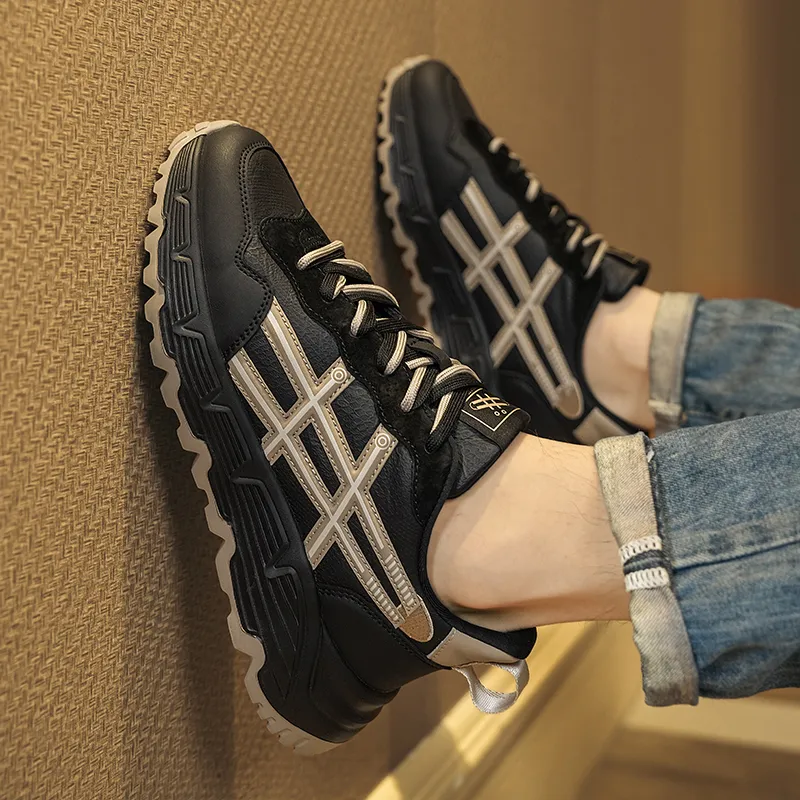CEDAR HAN Slip Resistant Low Top Casual Shoes Men's-16
