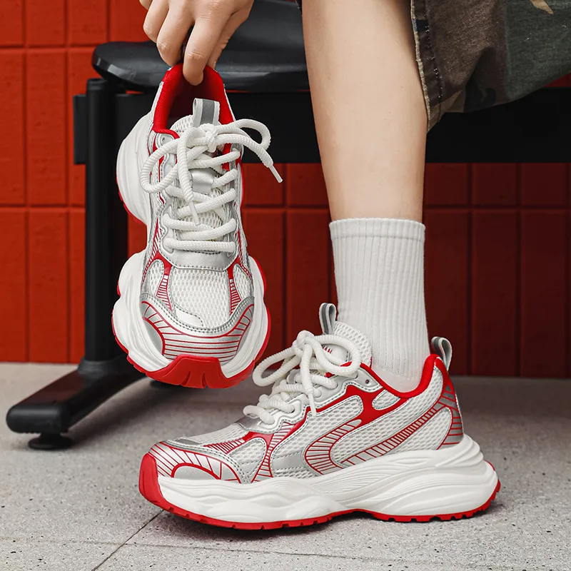 CEDAR HAN Air Cushion Casual Shoes Rebound Abrasion Resistant Slip Resistant Low Top Casual Shoes Men's-4