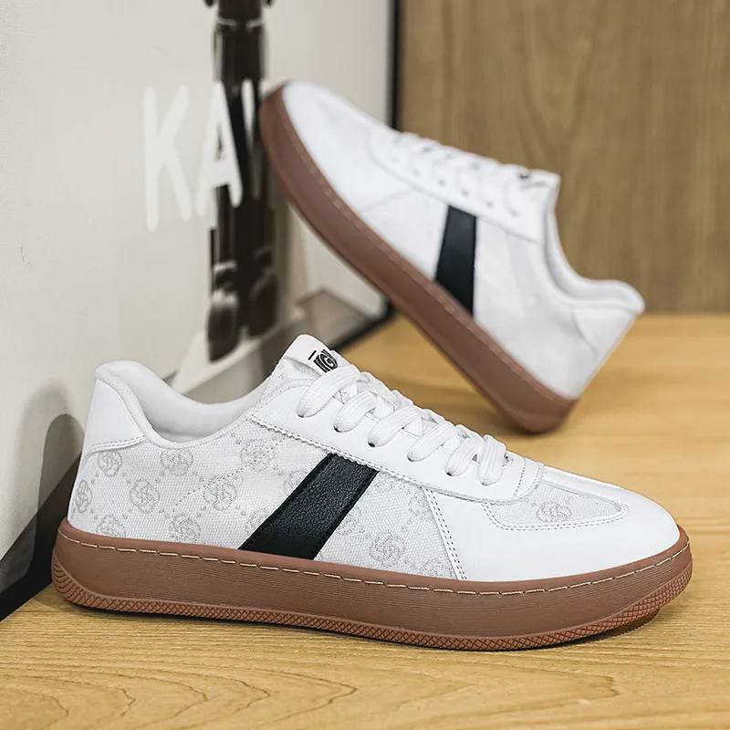 CEDAR HAN German Army Trainers Lightweight And Breathable Low Top Skateboard Shoes Men's-7