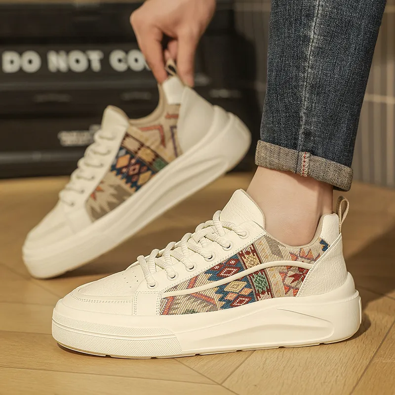 CEDAR HAN Slip Resistant Abrasion Resistant Shock Absorbers Low Top Canvas Shoes Men's-2