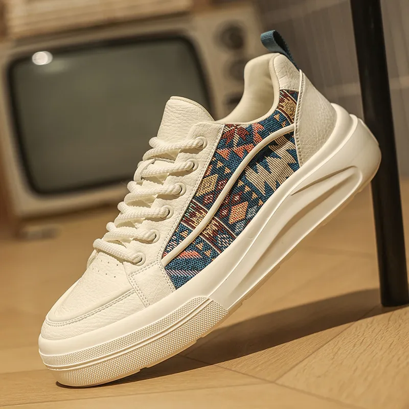 CEDAR HAN Slip Resistant Abrasion Resistant Shock Absorbers Low Top Canvas Shoes Men's-8