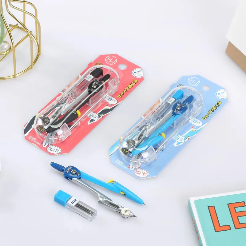 HAIWENZHIZAO Safety Multifunction Drawing Pin With Retractable Needle Compasses-1