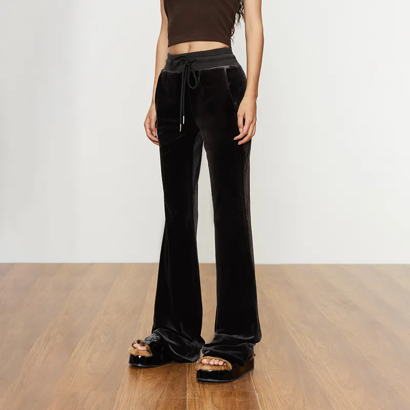 AZEPAM Casual Pants Women's Dark Gray-3