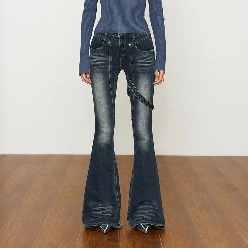 AZEPAM Jeans Women's Blue-3