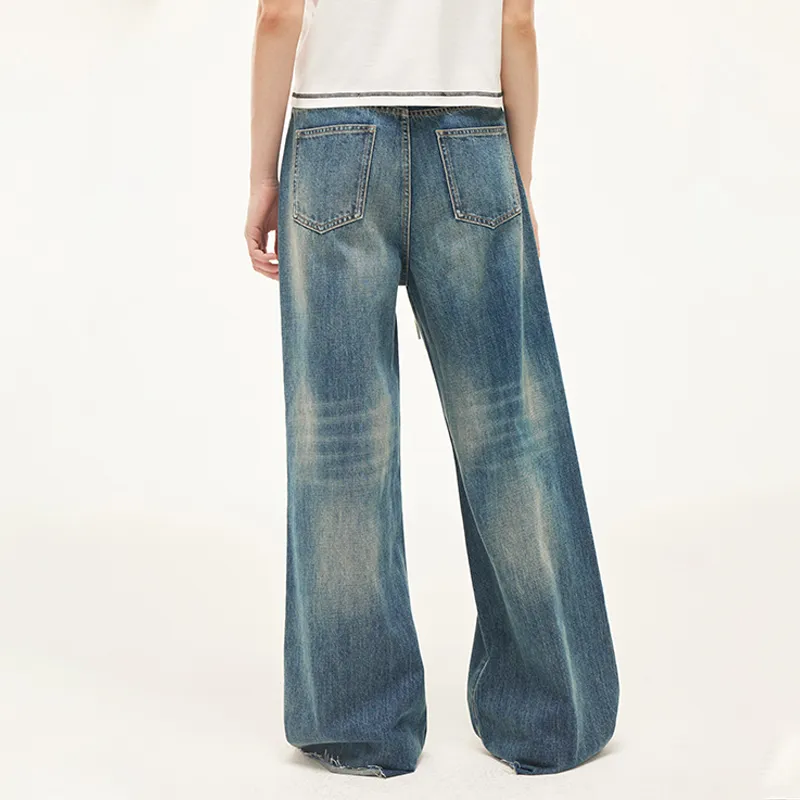 AZEPAM Jeans Women's Blue-5