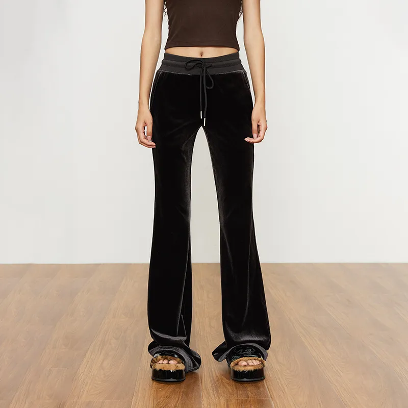 AZEPAM Casual Pants Women's Dark Gray-2
