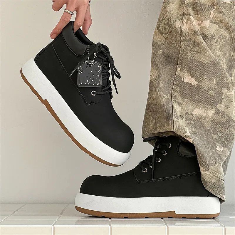Fire Flying Fish Short Martin Boot Men's Black-4