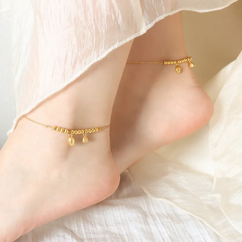 CHIEMOT Titanium Steel Anklets Women's-2