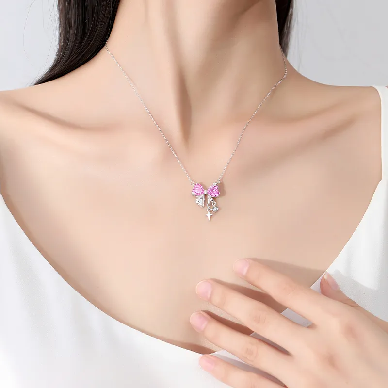 MOVER S925 Silver Necklaces Women's-5