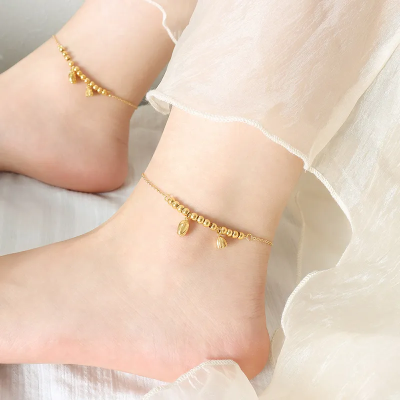 CHIEMOT Titanium Steel Anklets Women's-3