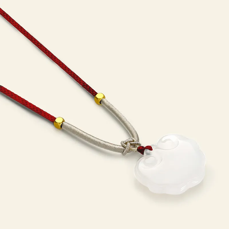 MOVER Chalcedony Jade Necklaces Unisex-2