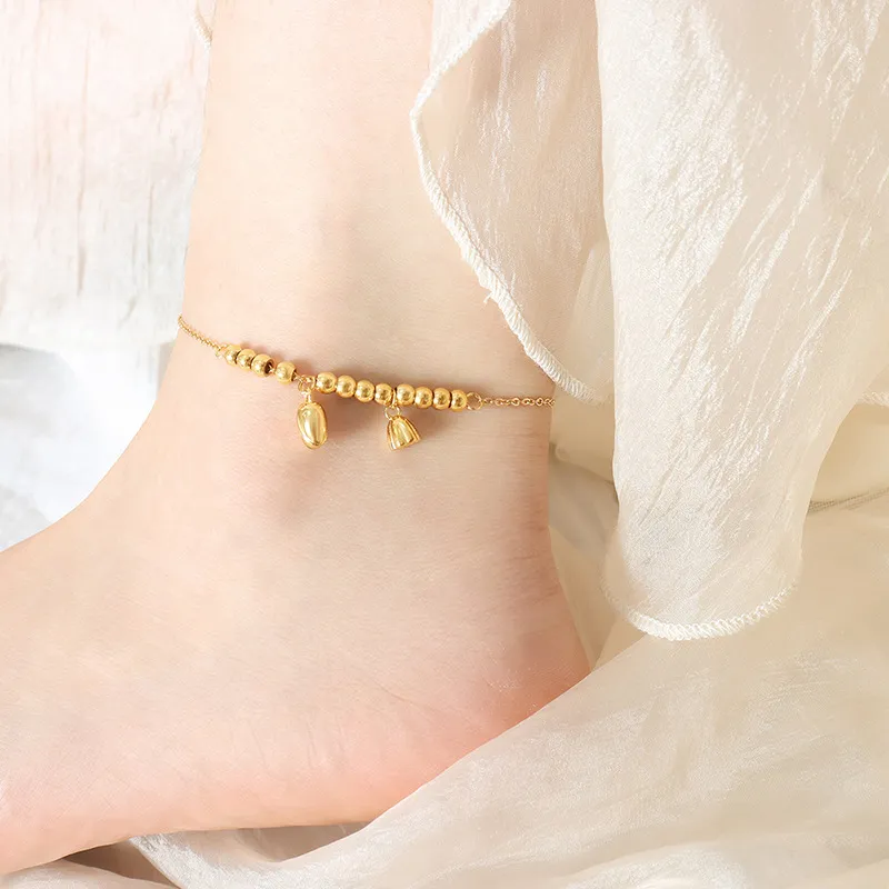 CHIEMOT Titanium Steel Anklets Women's-1