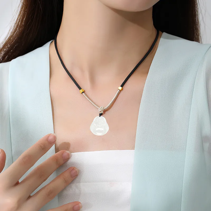 MOVER Chalcedony Jade Necklaces Unisex-1