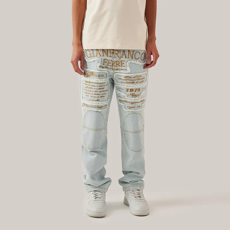 GF Ferré Jeans Unisex Light Blue-2