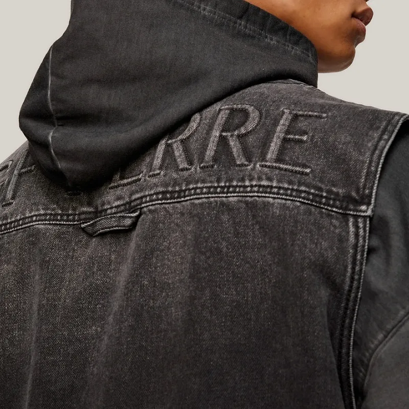 GF Ferré Vest Unisex Black Gray-3
