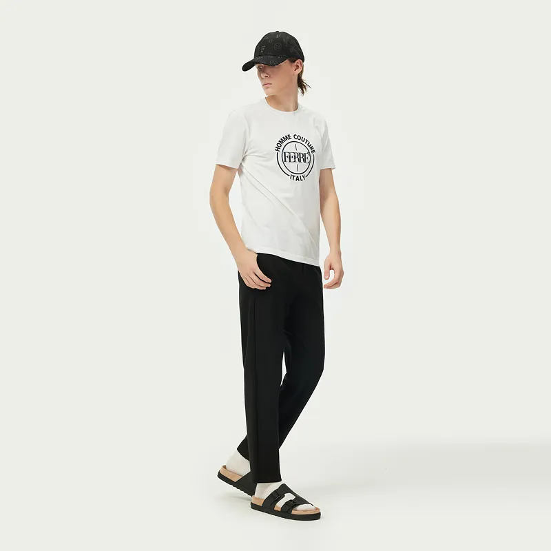 FERRE T Shirts Men White-6