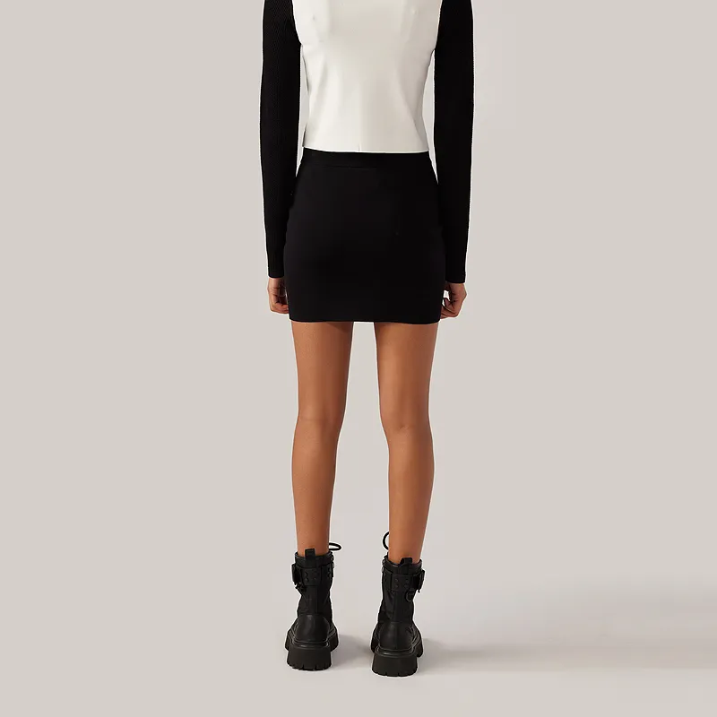 GF Ferré Casual Short Skirts Women's Black-5