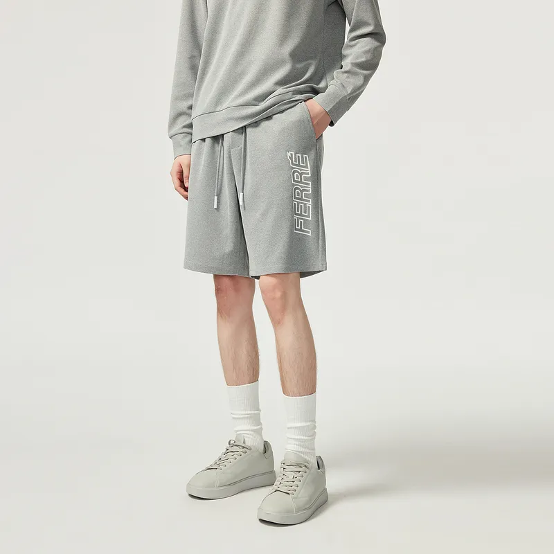 FERRE Sports Shorts Men's Light Gray-2