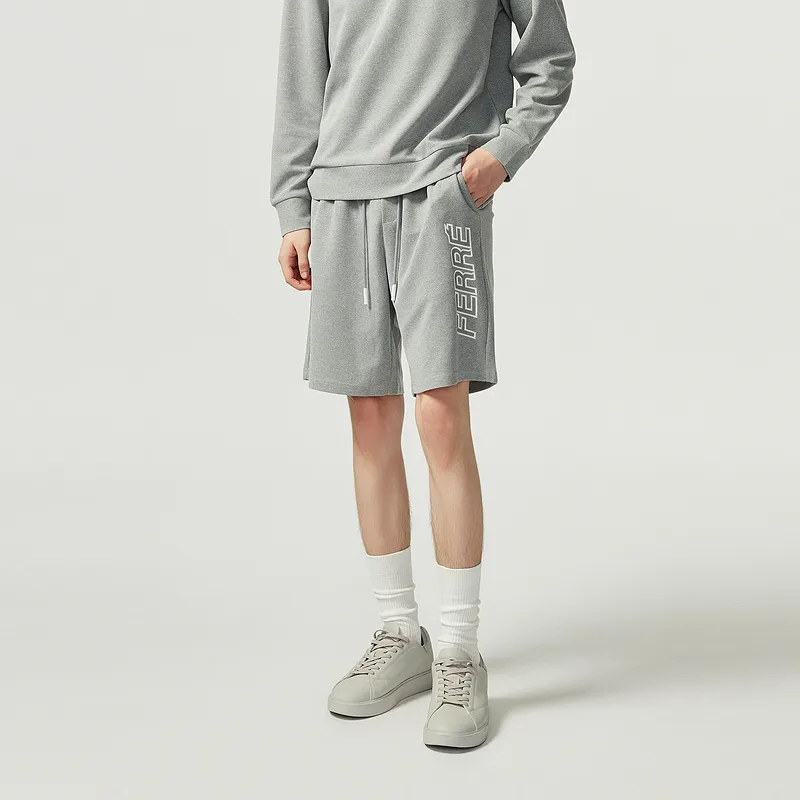FERRE Sports Shorts Men's Light Gray-3