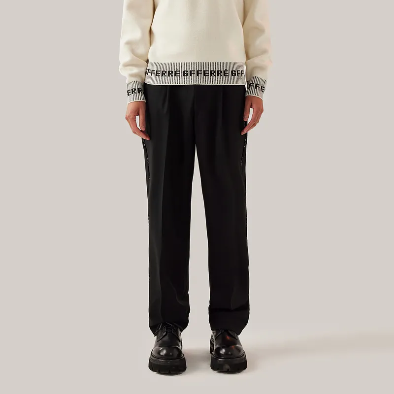 GF Ferré Casual Pants Unisex Black-4