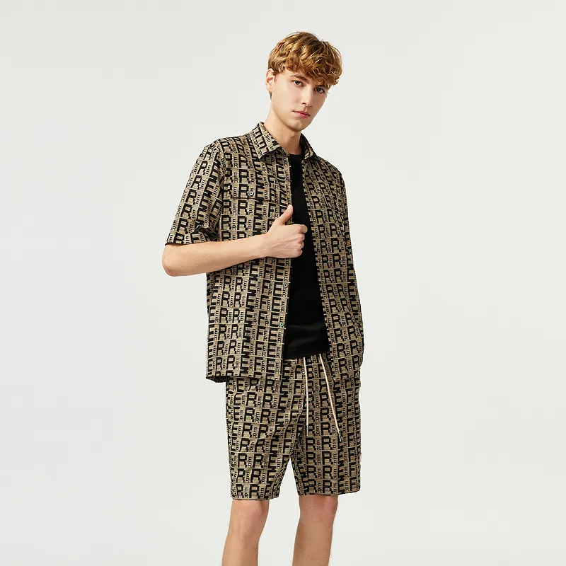 FERRE Shirt Men's Brown With Print-3