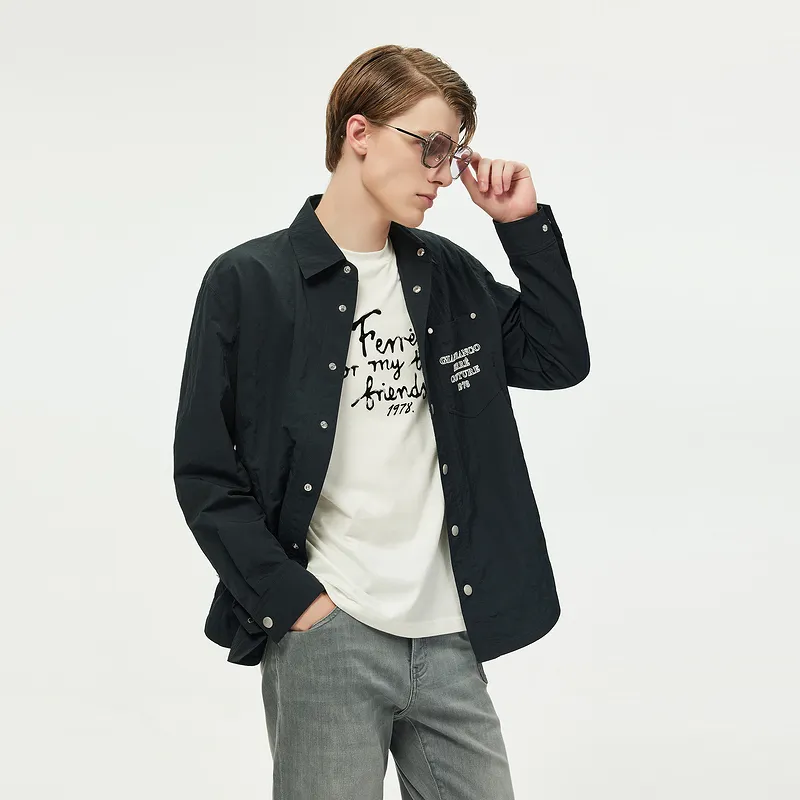 FERRE Shirts Men Black-3