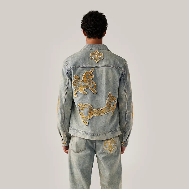 GF Ferré Jackets & Coats Unisex Light Blue-2