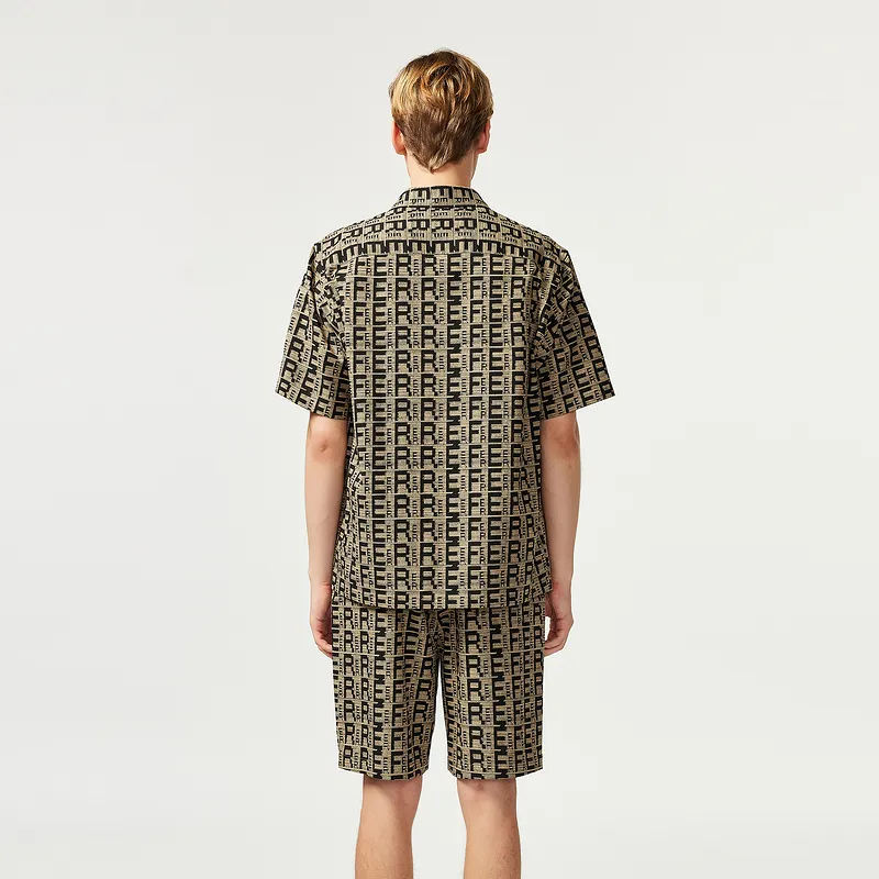 FERRE Shirt Men's Brown With Print-4