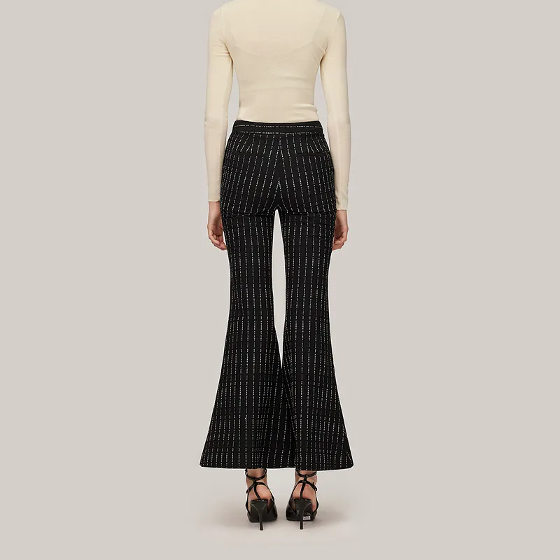 GF Ferré Suit Trouser Women's Black Floral-5