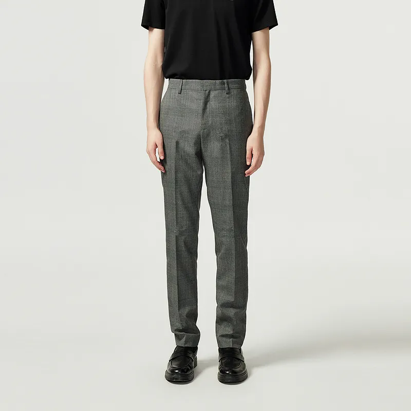 FERRE Suit Trouser Men's Gray Floral Edition-3