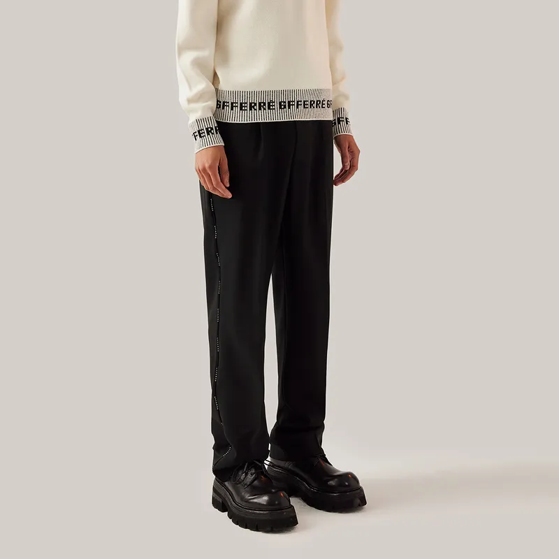 GF Ferré Casual Pants Unisex Black-2