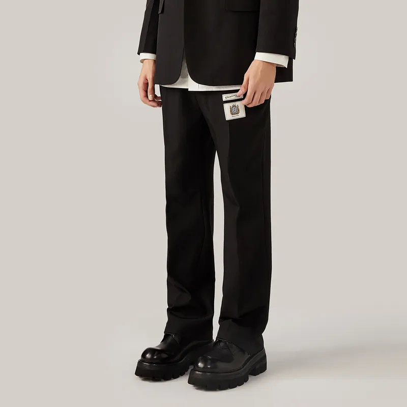GF Ferré Suit Trousers Unisex Black-3
