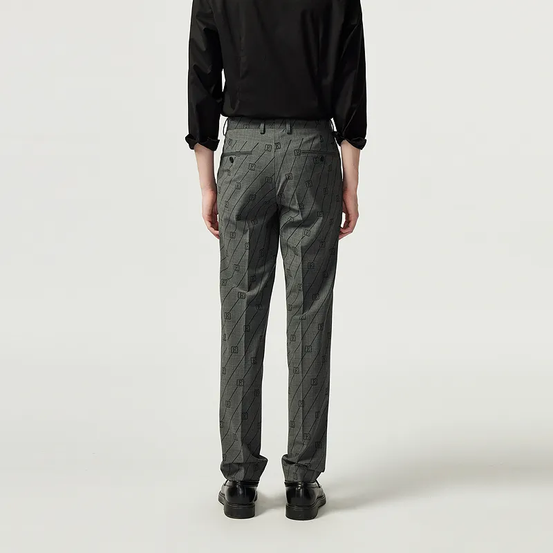 FERRE Suit Trouser Men's Black Gray-5