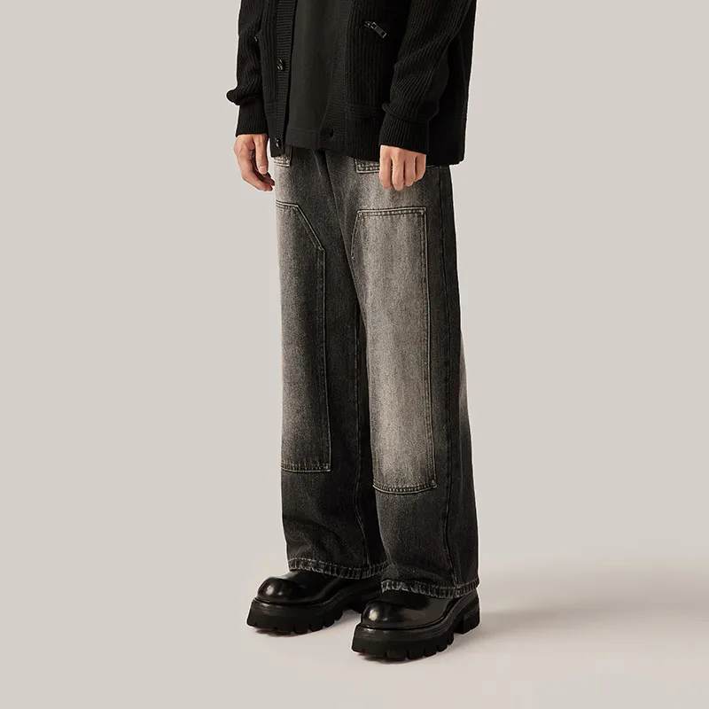 GF Ferré Jeans Unisex Black Gray Color-2