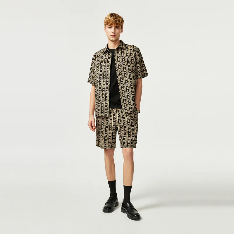 FERRE Shirt Men's Brown With Print-6