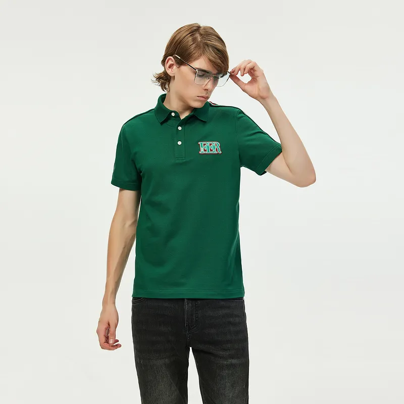 FERRE Polo Shirts Men Green-2