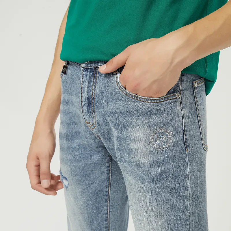 FERRE SS24 Jeans Men's Denim Blue-6