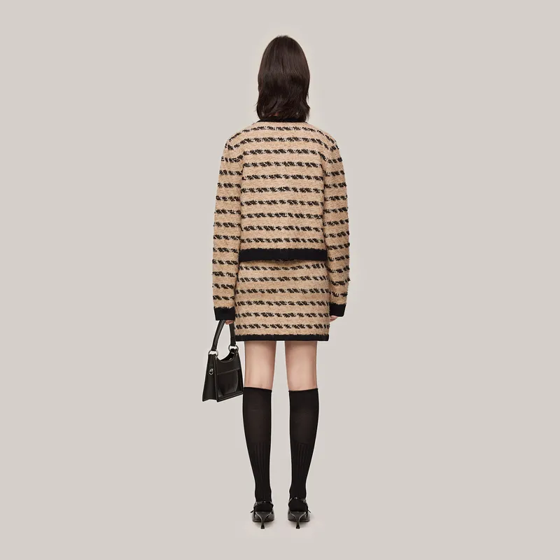 GF Ferré Casual Short Skirts Women's Brown With Print-5