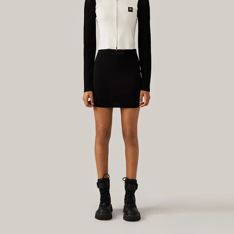 GF Ferré Casual Short Skirts Women's Black-2