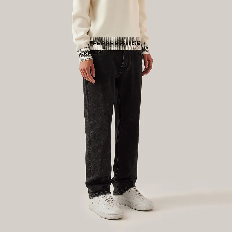 GF Ferré Jeans Unisex Black Gray-4