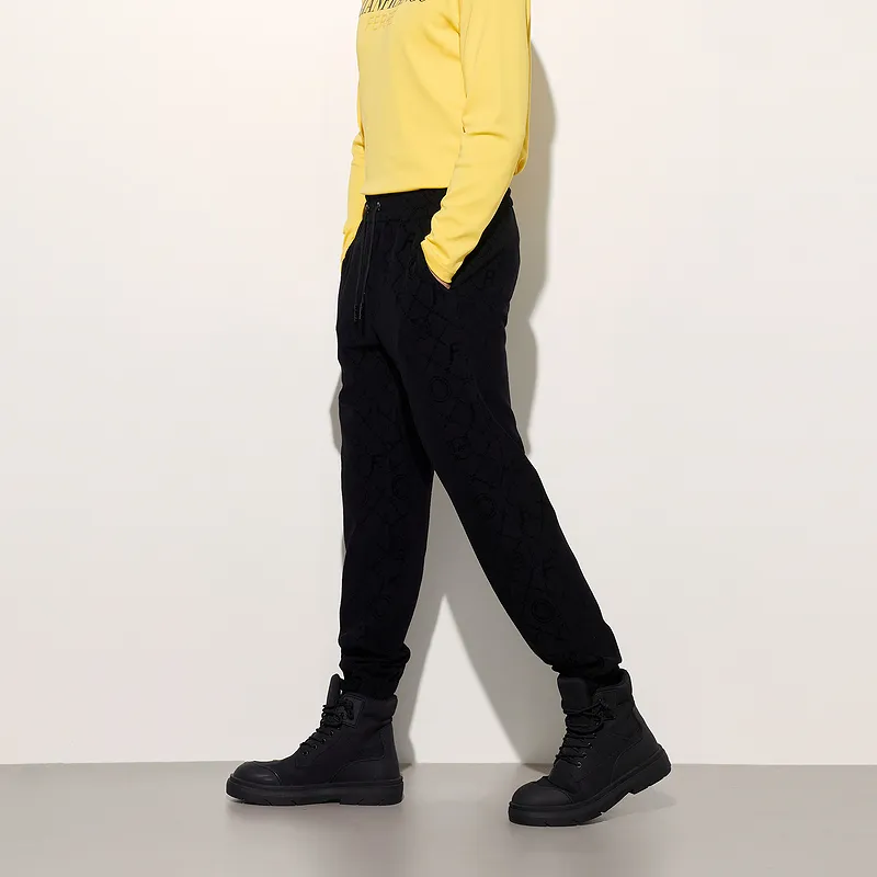 FERRE Casual Pants Unisex Black-3