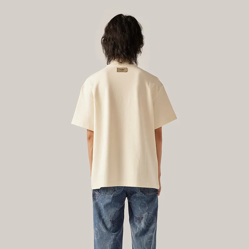 GF Ferré T Shirt Unisex Beige Yellow-2