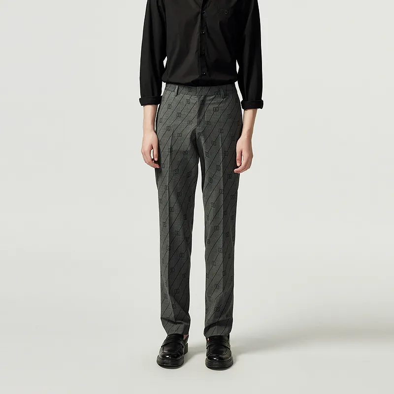 FERRE Suit Trouser Men's Black Gray-4