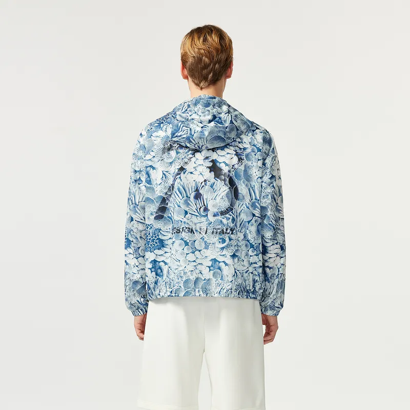FERRE Jacket Men's Blue Pattern-2