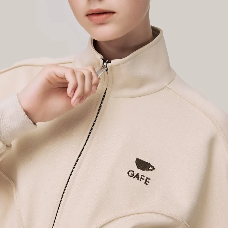 GF Ferré Jackets & Coats Women's Beige Coffee-3
