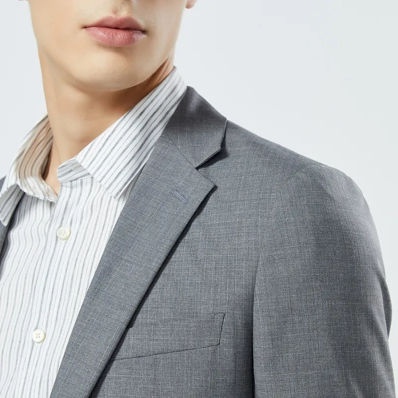 FERRE Business Suit Men's Dark Gray-2