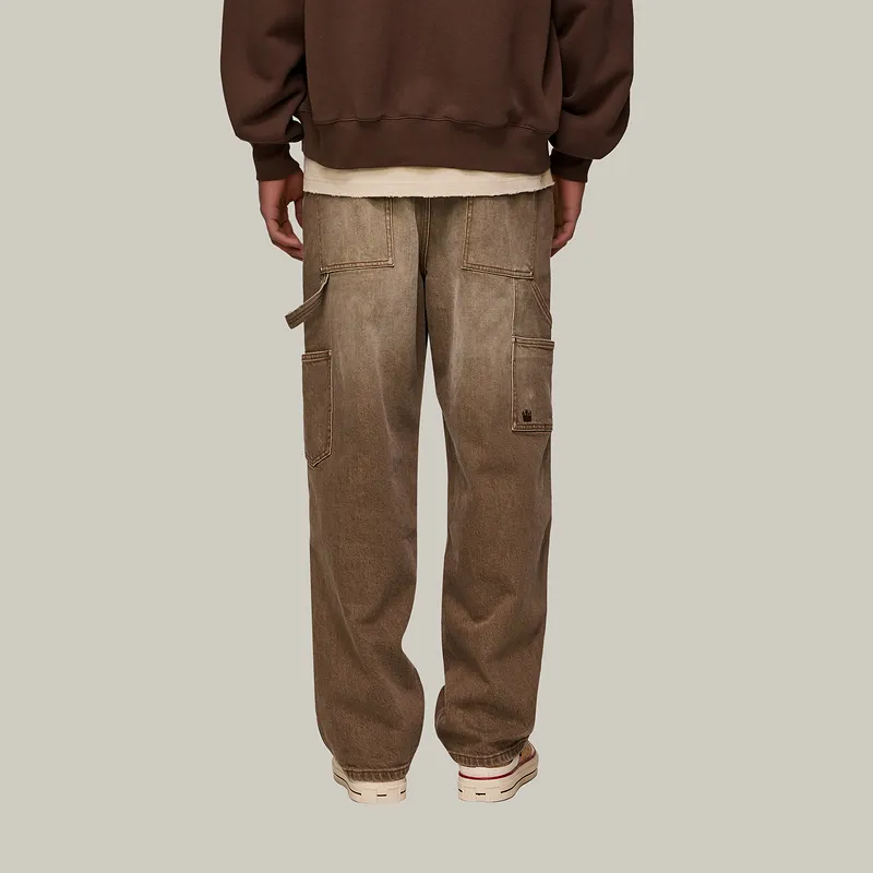 GF Ferré Jeans Unisex Khaki-5