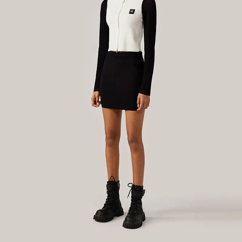 GF Ferré Casual Short Skirts Women's Black-4