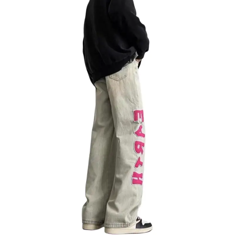 HAPPY PARTY Jeans Unisex Yellow-2